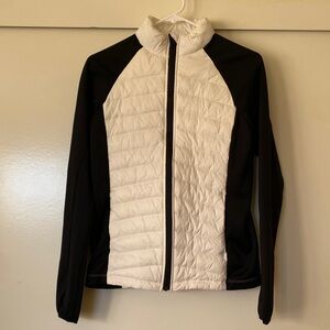Forever 21 Black and White Puffer Jacket